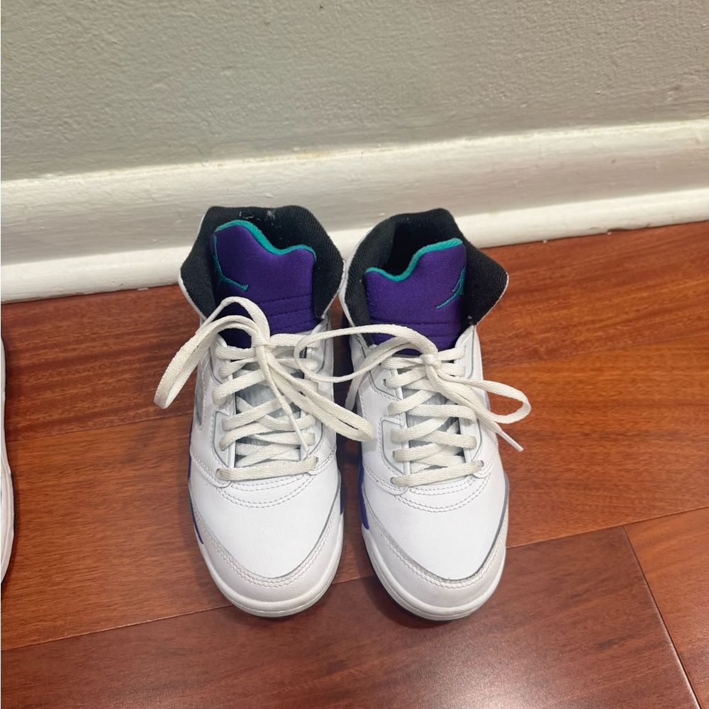 Jordan Kids Sneakers White and Purple
